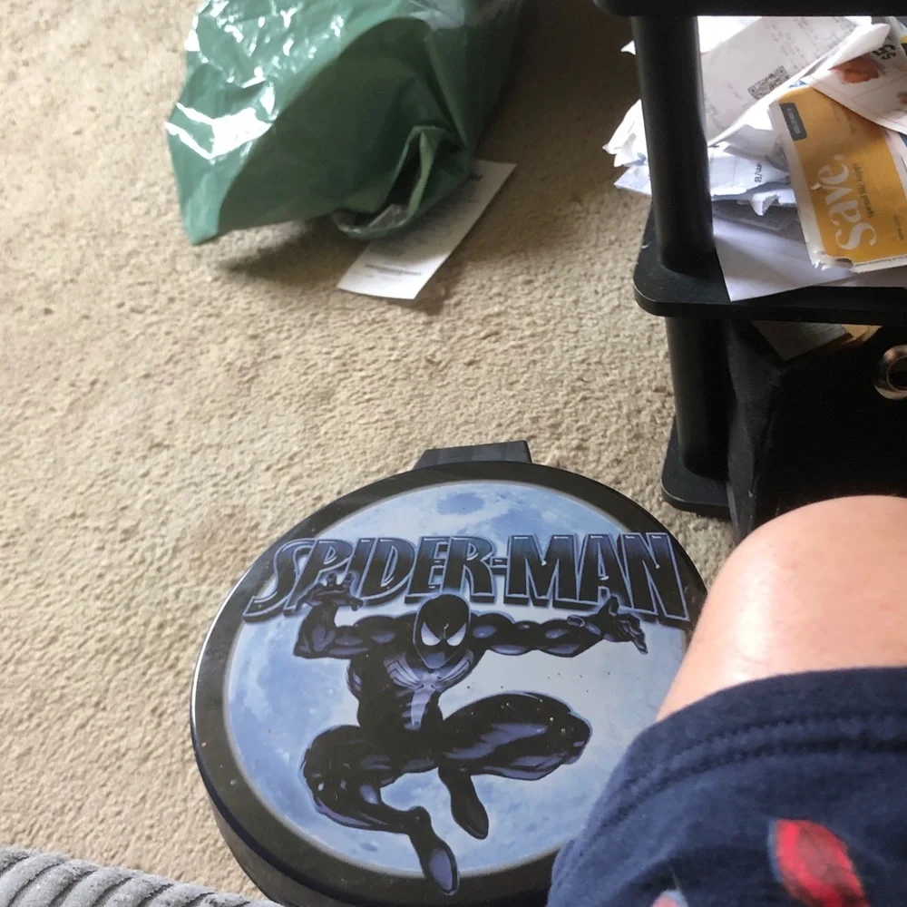Spider-Man Red & Blue Graphic waste basket